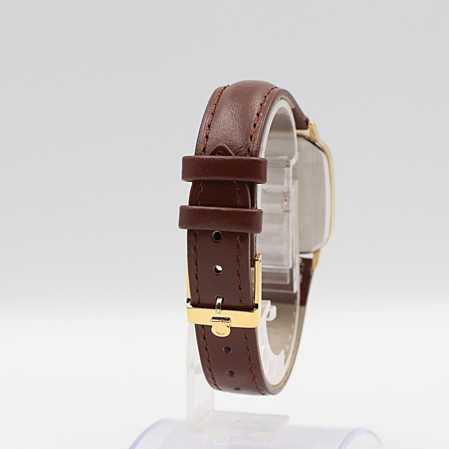 *NEAR MINT* Vintage 1979 OMEGA De Ville Cal.1417 Qz White Square 27mm Mens Watch