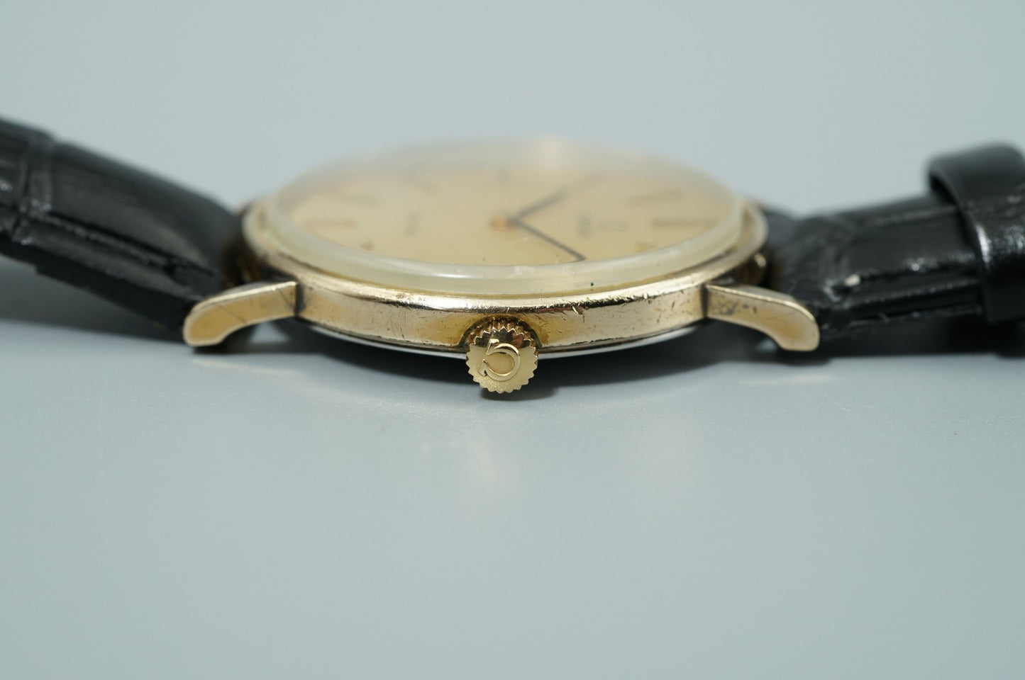 *Exc+5* Vintage 1970 OMEGA De Ville Cal.625 Hand Wind Gold Round 32mm Mens Watch