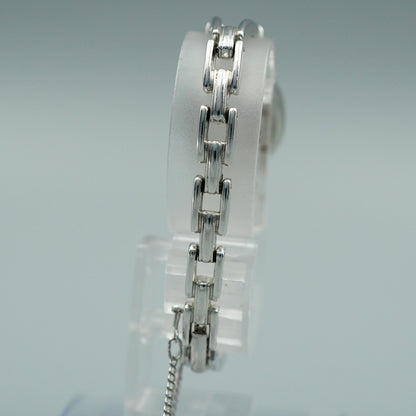 *Exc+5* Vintage SEIKO Vintage 1400-5180 Quartz Black Round 18mm Women Watch