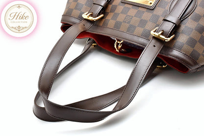 Louis Vuitton Hampstead MM Damier Ebene Tote Bag N51204 Authentic *AB* B0098