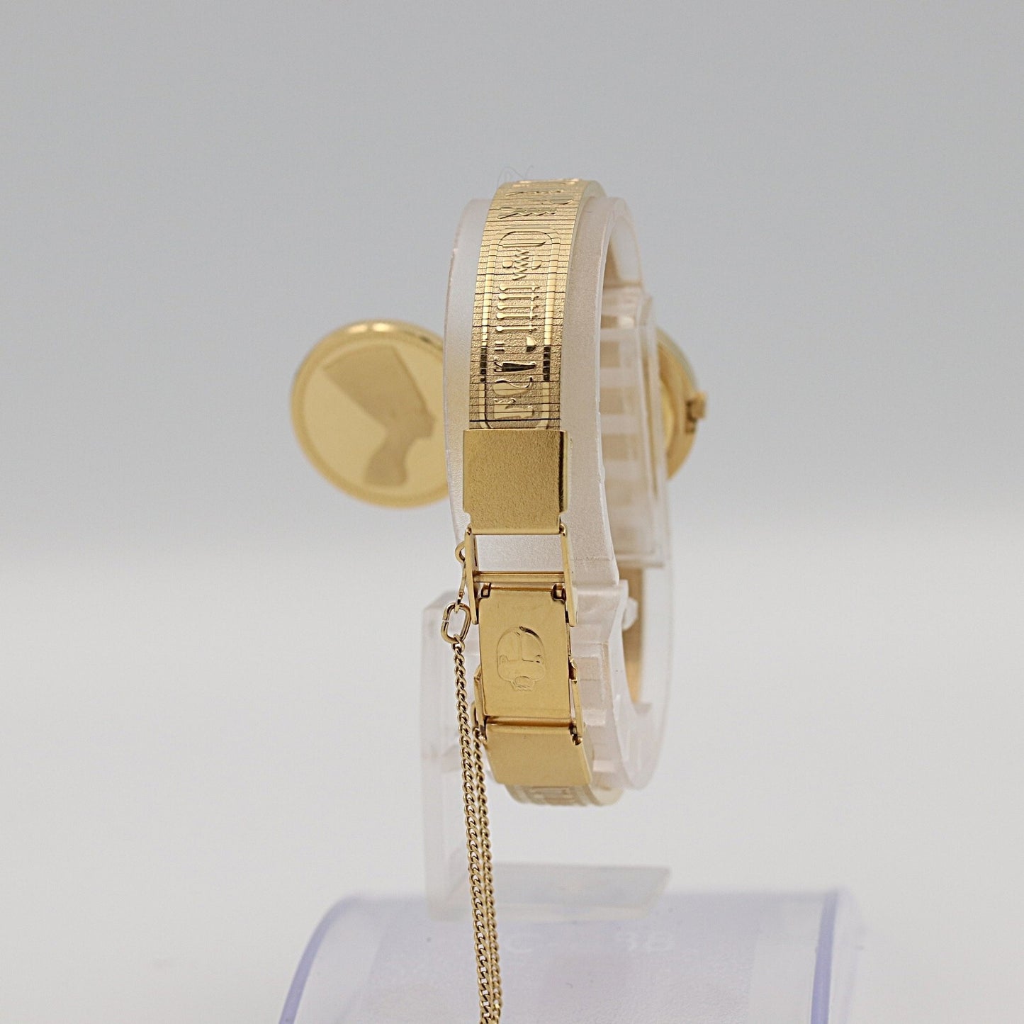 *N MINT* SEIKO Golden Nefertiti 1E20-0A20 Quartz Gold Dial 18mm Women Watch