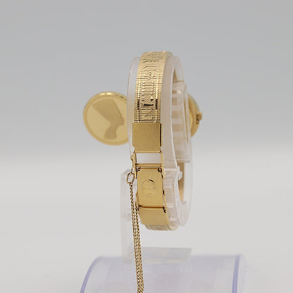 *N MINT* SEIKO Golden Nefertiti 1E20-0A20 Quartz Gold Dial 18mm Women Watch