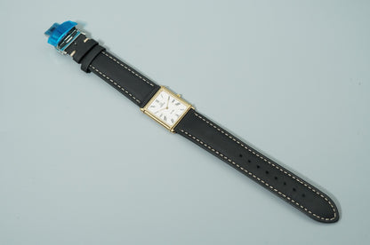N MINT Vintage 1977 OMEGA De Ville Cal.1450 Qz White Rectangle 24mm Women Watch