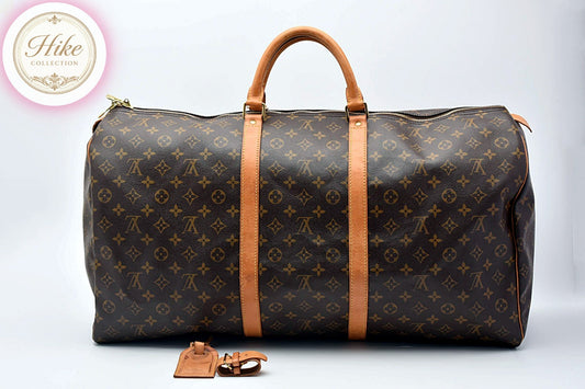 Louis Vuitton Keepall 55 Monogram Boston Bag M41424 Authentic Condition *AB* #61