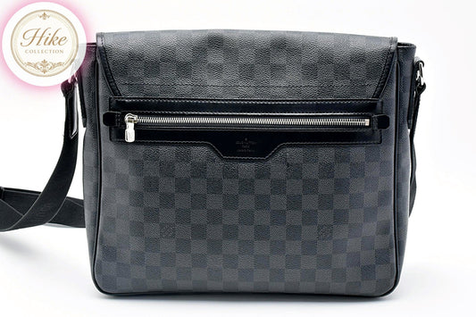 Louis Vuitton Damier Graphite Daniel MM Shoulder Bag N58029 Auth Condition *A*