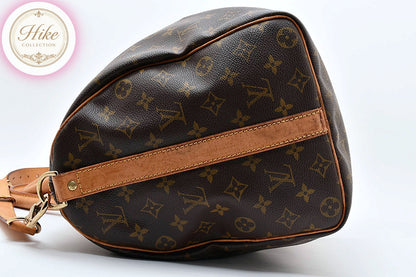 Louis Vuitton KEEPALL BANDOULIERE 45 Monogram Boston Bag M41418 Auth *AB*