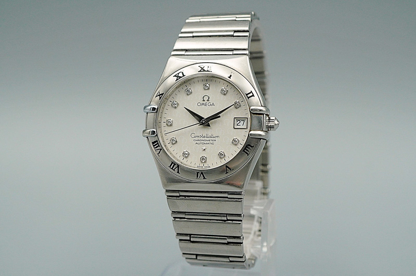 Exc+5 OMEGA Constellation CHRONOMETER Cal.1120 Automatic White 35mm Mens Watch