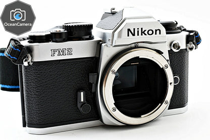 *Top MINT* Nikon New FM2 FM2N Silver 35mm SLR Film Camera Body From JAPAN