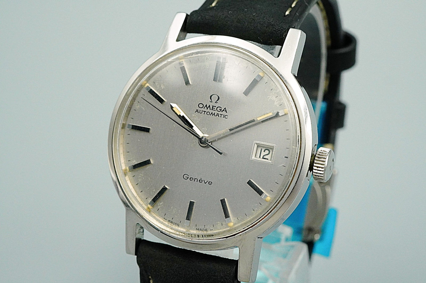 *Working for As-is* Vintage OMEGA Geneve Automatic Silver Dial 35mm Mens Watch