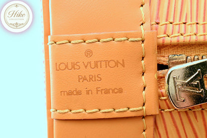 Louis Vuitton Alma Epi Yellow Handbag M52149 Authentic Condition *SA*