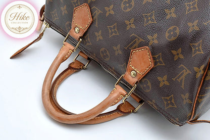 Louis Vuitton Speedy 30 Monogram Brown Handbag M41526 Authentic Condition A #32