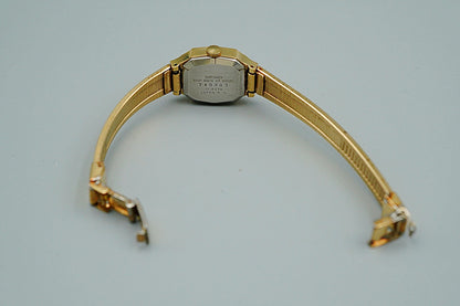 *Exc+5* Vintage 1974 SEIKO 11-4570 Hand Winding Silver Hexagon 19mm Women Watch