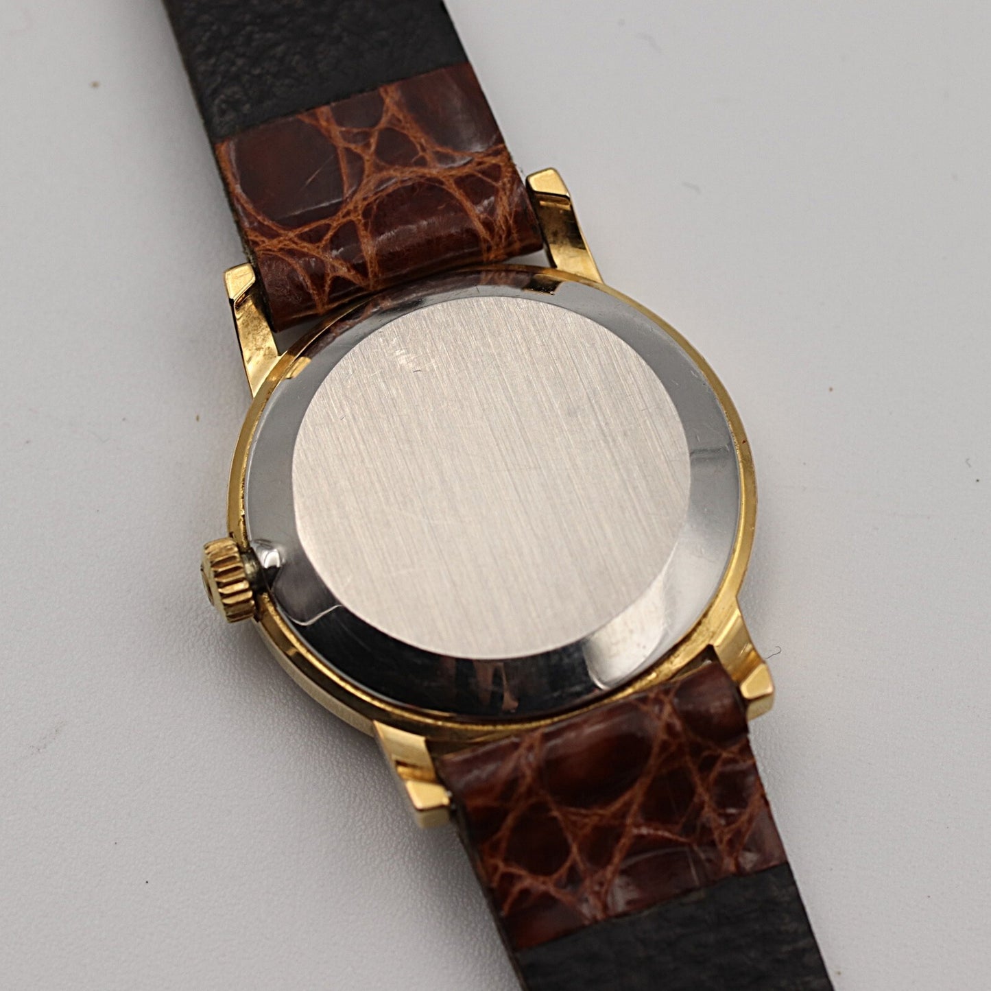 Exc+4 Vintage 1970 OMEGA De Ville Cal.625 Hand Wind Gold Round 25mm Women Watch