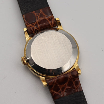 Exc+4 Vintage 1970 OMEGA De Ville Cal.625 Hand Wind Gold Round 25mm Women Watch