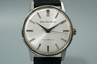 Vintage 1964 SEIKO Lord Marvel 5740-1990 Hand Wind Silver Round 36mm Mens Watch