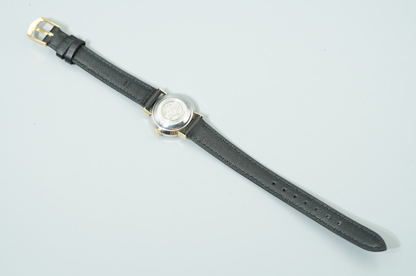 *Exc+5* Vintage OMEGA Seamaster Hand Winding Silver Round 22mm Women Watch