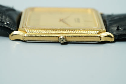 *Exc+5* Vintage 1994 SEIKO  5040 Quartz Gold Square 26mm Women,Ladies Watch