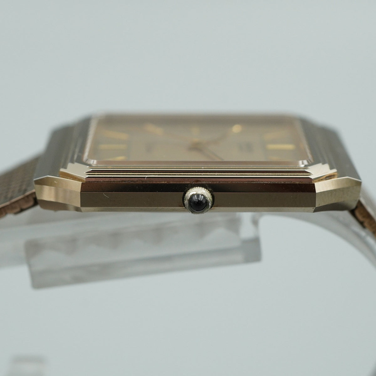 *N MINT* Vintage 1980s SEIKO Dolce 7731-5081 Quartz Gold Square 29mm Women Watch