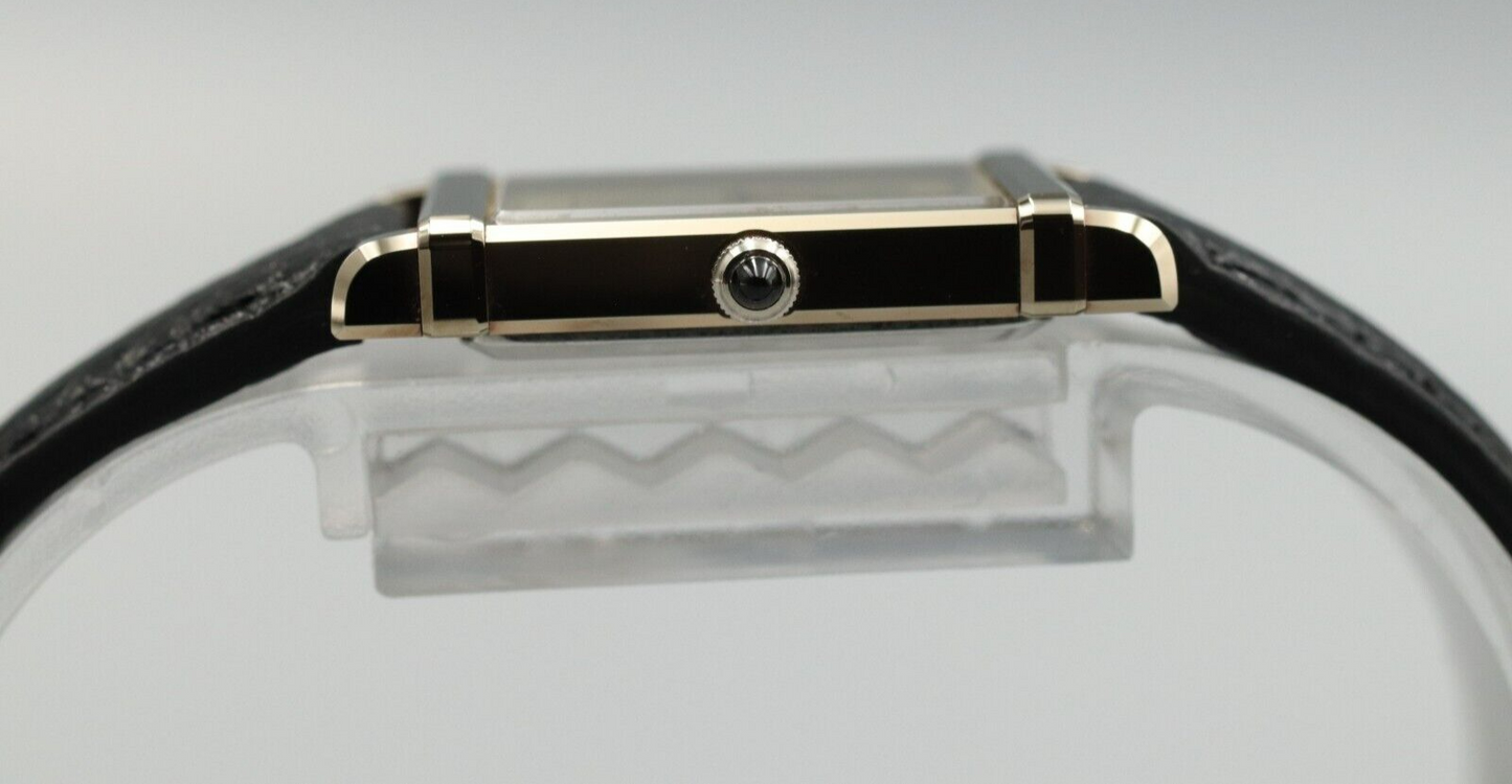 *MINT* Vintage SEIKO Exceline 2E20-5190 Quartz Gold Dial Tank Women Watch