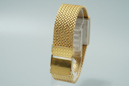 *Exc+5* Vintage 1985 SEIKO Dolce 9531-5100 Qz Gold Rectangle 25mm Women Watch