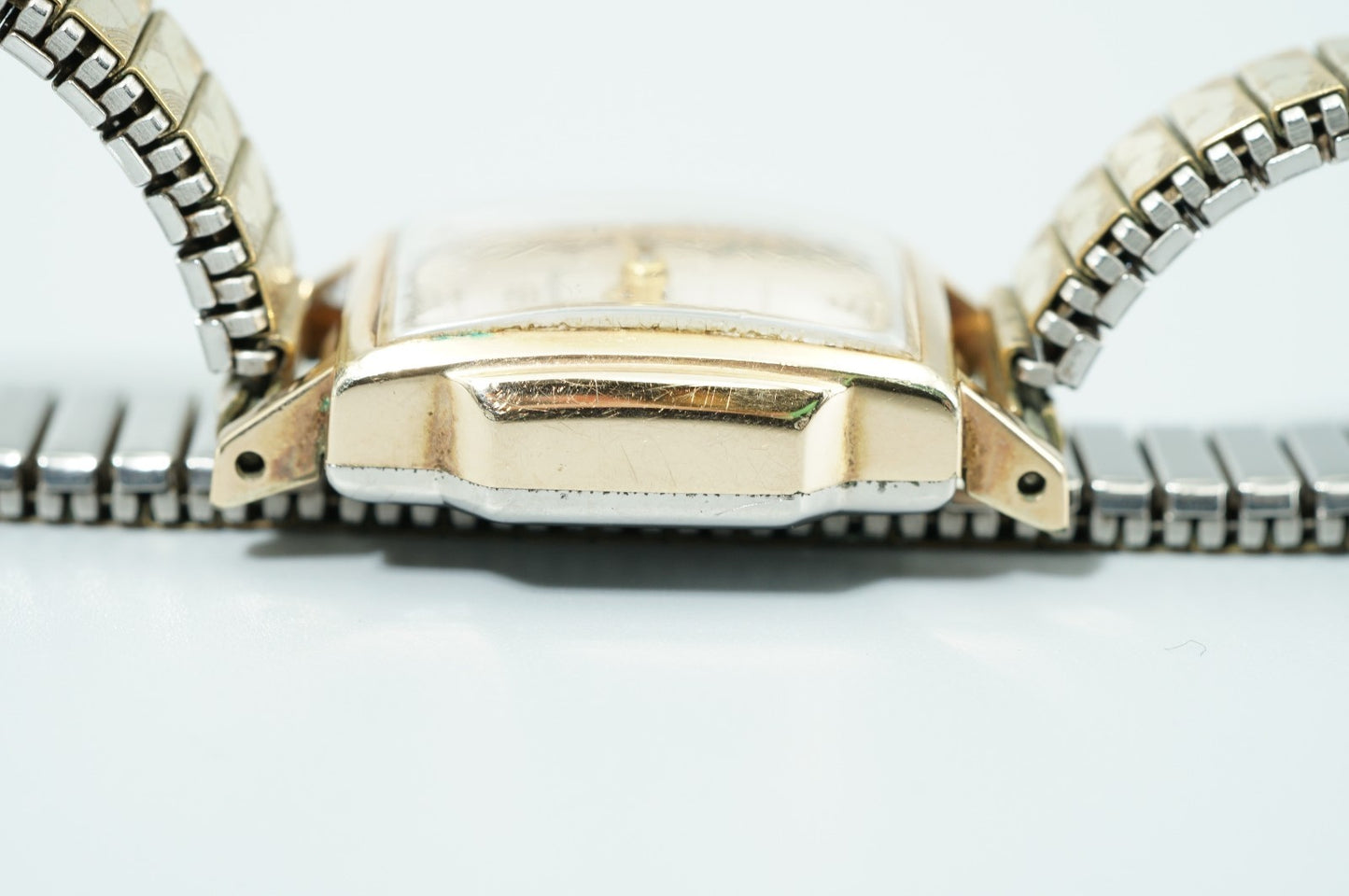 *Exc+4* Vintage 1968 SEIKO Mcrit 5139 Hand Wind White Rectangle 17mm Women Watch