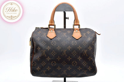 Louis Vuitton Speedy 25 Monogram Handbag M41528 Authentic Condition *AB* B0113