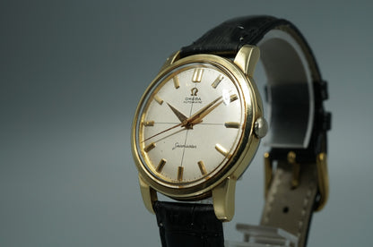 Vintage 1962 OMEGA Seamaster Cal.552 Automatic Gold Cross Line 36mm Mens Watch