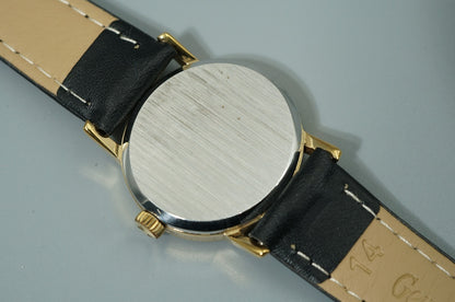 NEAR MINT Vintage 1958 OMEGA De Ville Cal.625 Hand Winding Gold 24mm Women Watch