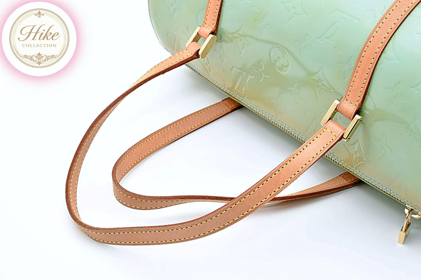 Louis Vuitton Bedford Vernis Peppermint Handbag M91309 Authentic Condition *A*