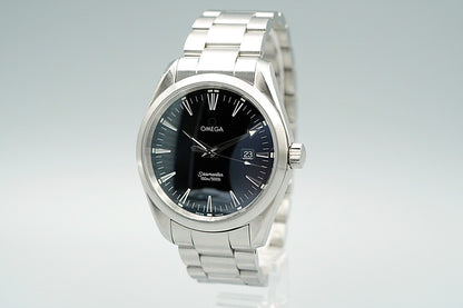 *NEAR MINT* Vintage 1990s OMEGA Seamaster 2517.50 Qz Black Round 40mm Mens Watch