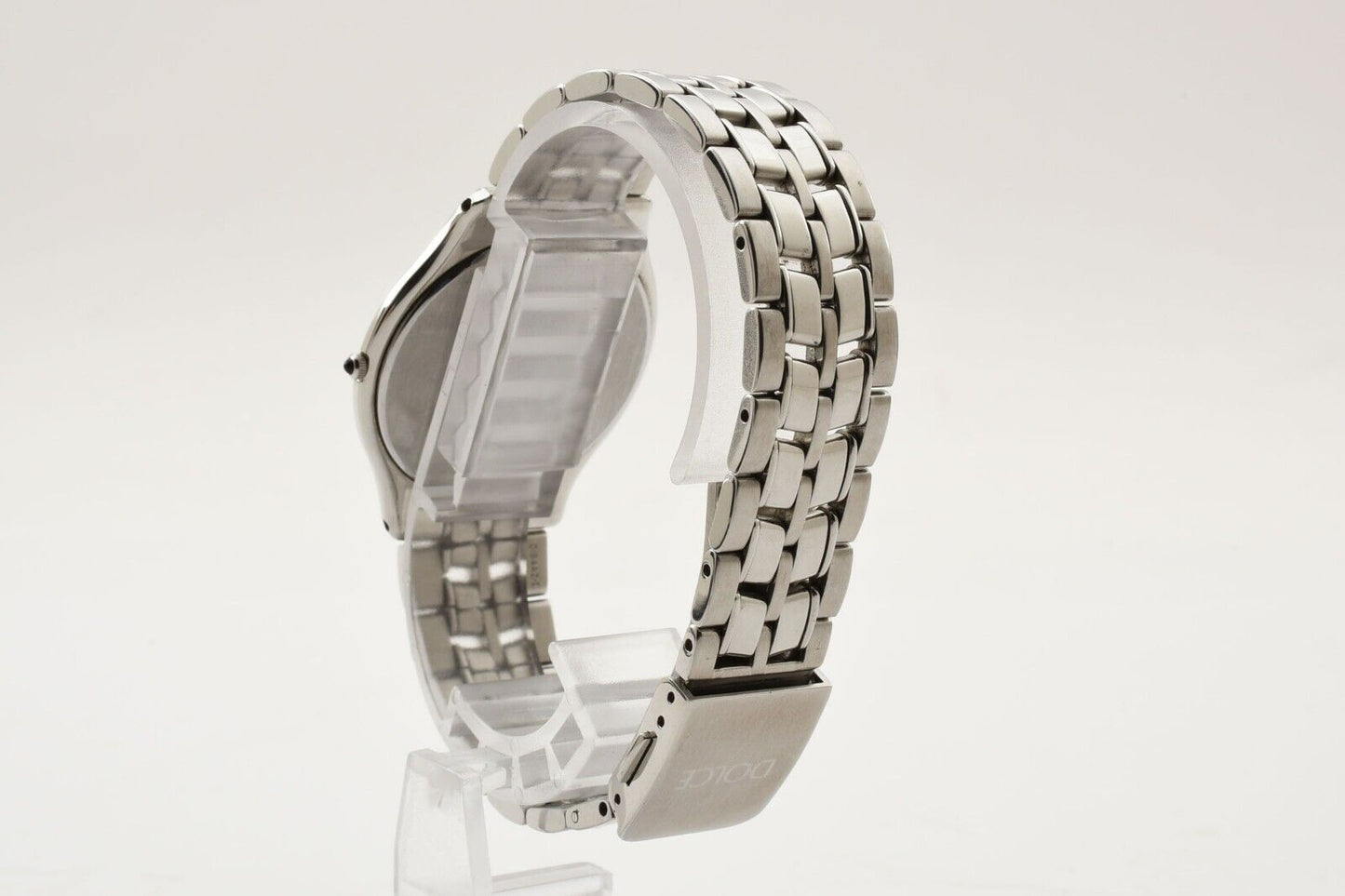 Near MINT Seiko Dolce 8J41-6030 silver Mens Vintage Watch From JAPAN