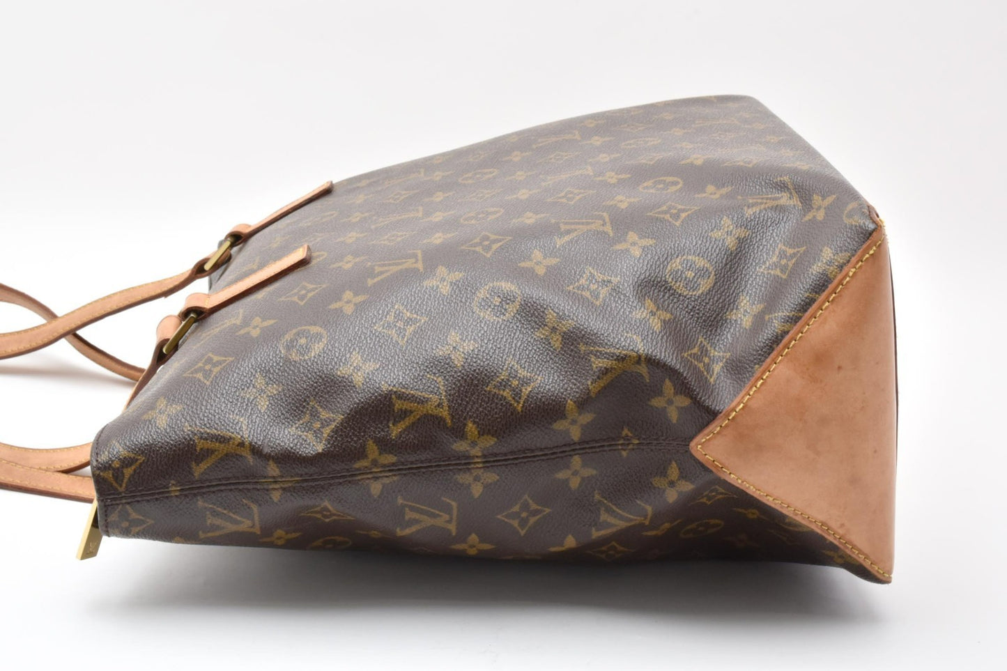Louis Vuitton CABAS MEZZO Monogram Brown Tote Bag M51151 Authentic Condition SA