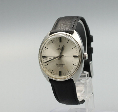 *Exc+4* Vintage OMEGA Seamaster Tool 107 Auto Silver Closs Line Dial Mens Watch