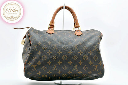 Louis Vuitton Speedy 30 Monogram Brown Handbag M41526 Authentic Condition *AB*