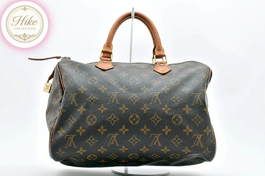 Louis Vuitton Speedy 30 Monogram Brown Handbag M41526 Authentic Condition *AB*