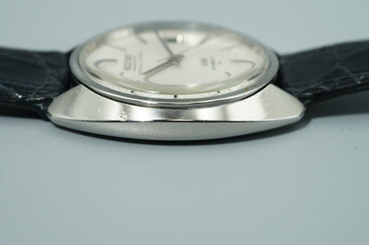 Serviced Vintage 1970 SEIKO KS HI-BEAT 4502-8010 Automatic White 37mm Mens Watch