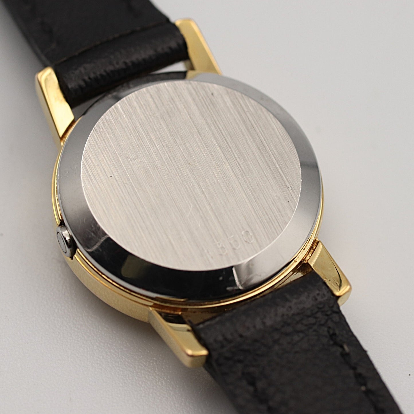 *NEAR MINT* Vintage 1979 OMEGA De Ville Cal.1350 Qz Gold Round 21mm Women Watch