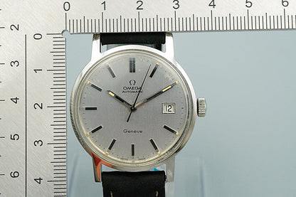 *Working for As-is* Vintage OMEGA Geneve Automatic Silver Dial 35mm Mens Watch