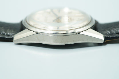 *Exc+5* Vintage 1967 SEIKO LARDMARVEL 5740-8000 AT Silver Round 37mm Mens Watch