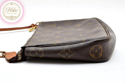 Louis Vuitton Pochette Accessoires Monogram Handbag M40712 Auth Condition A #64