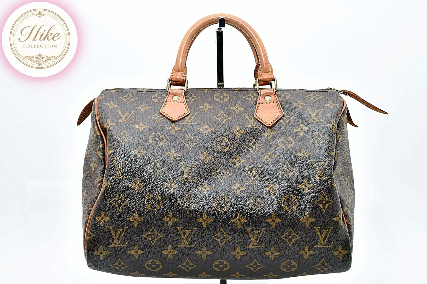 Louis Vuitton Speedy 30 Monogram Brown Handbag M41526 Authentic Condition SA #34