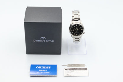 *N MINT* ORIENT STAR EL00-C0 Automatic Black Dial Round 39mm Mens Watch