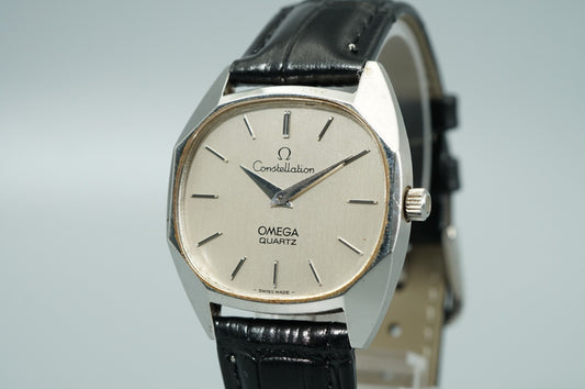 Exc+5 Vintage 1979 OMEGA Constellation Cal.1330 Qz White Octagon 32mm Mens Watch