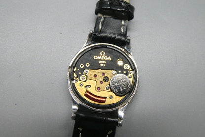 *N MINT* Vintage 1981 OMEGA De Ville Cal.1365 Ref.191.0097 Qz 24mm Women Watch