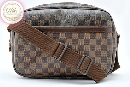 Louis Vuitton Reporter PM Damier Ebene Shoulder Bag N45253 Auth Condition *AB*