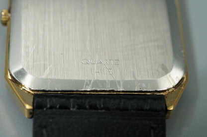 *Exc+4* Vintage 1982 OMEGA De Ville Cal.1417 Qz Gold Octagon 25mm Women Watch