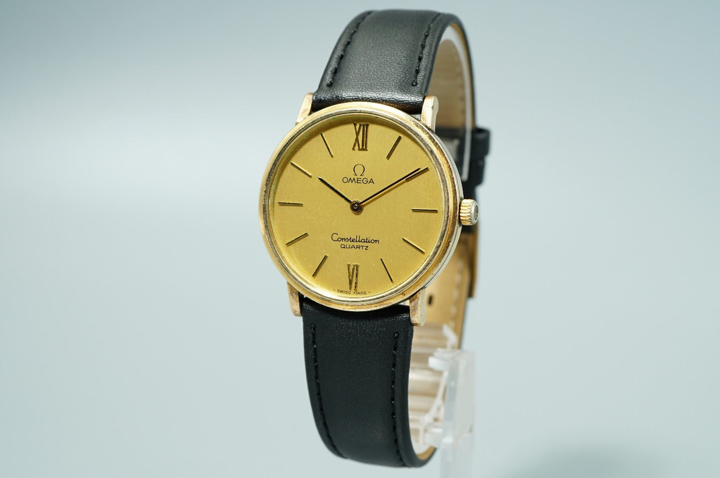 Vintage 1979 OMEGA Constellation Cal1230 Ref191.032 Qz Gold 33mm Mens Watch