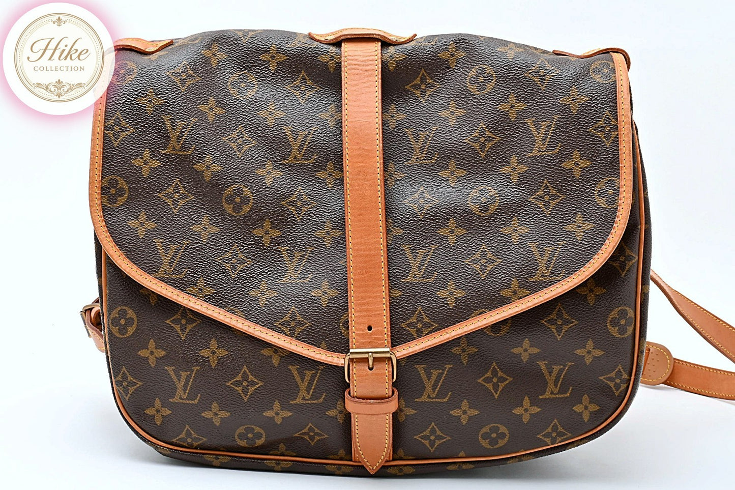 Louis Vuitton Saumur 43 Monogram Brown Shoulder Bag M42252 Auth Condition A #80