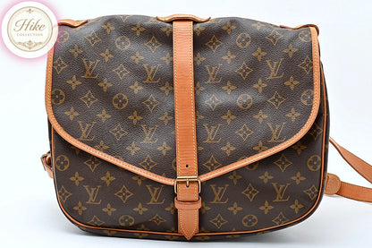 Louis Vuitton Saumur 43 Monogram Brown Shoulder Bag M42252 Auth Condition A #80