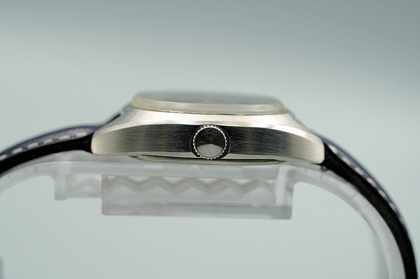 *N MINT* Vintage 1973 SEIKO NOIE 2415-7010 Automatic Blue Oval 24mm Women Watch